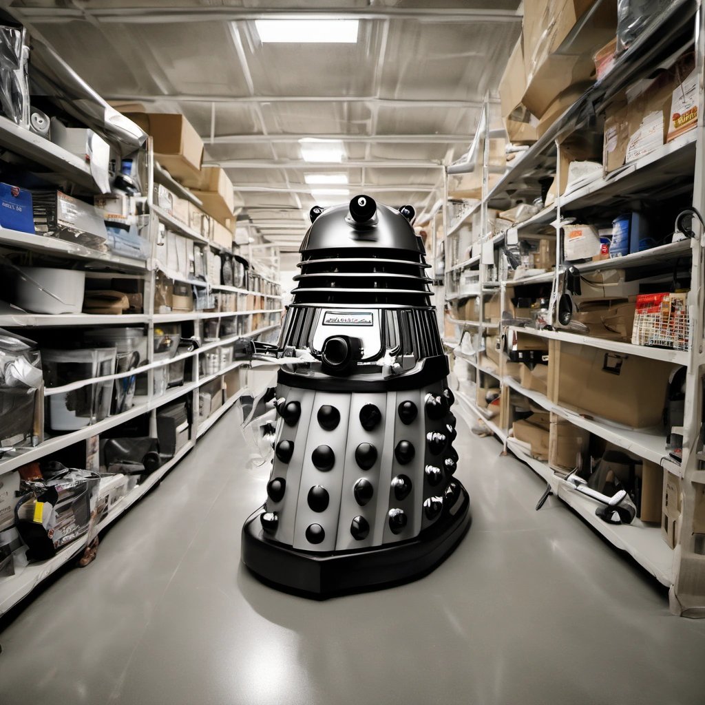Dalek as vacuum cleaner