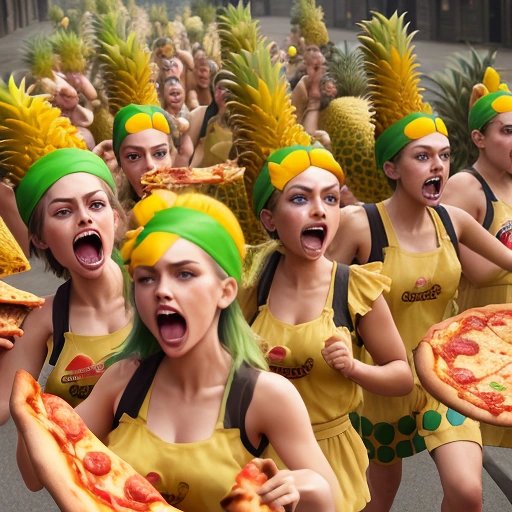 Pizza rebels defending pineapple topping