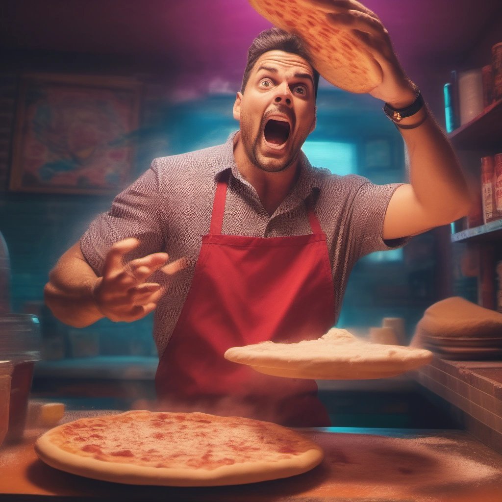 Pizza Man training