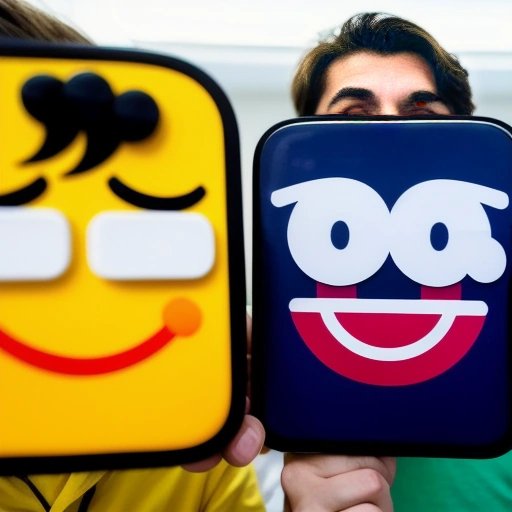 Readers rating an article with emojis