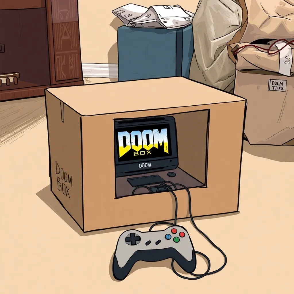 Cardboard Box Console: Packaging, Now with Hell