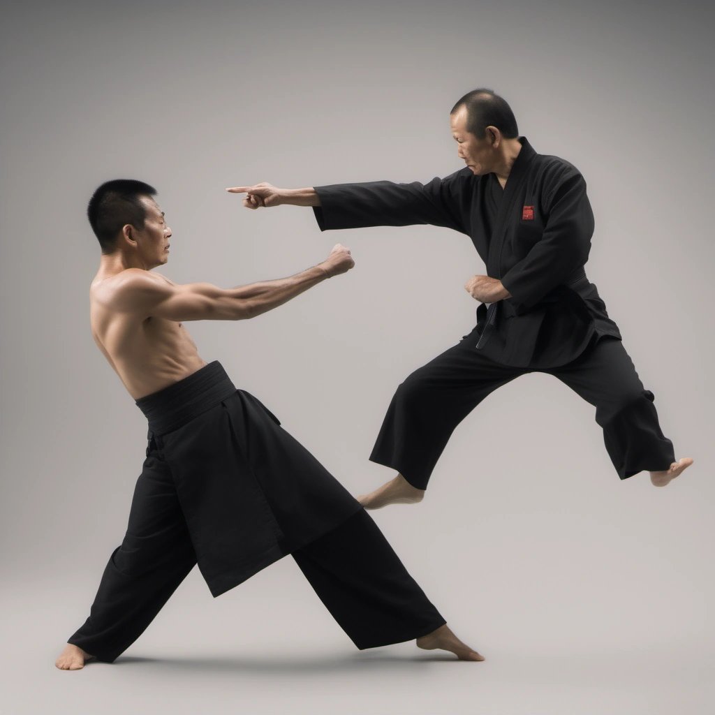 World Leader using Kung Fu moves