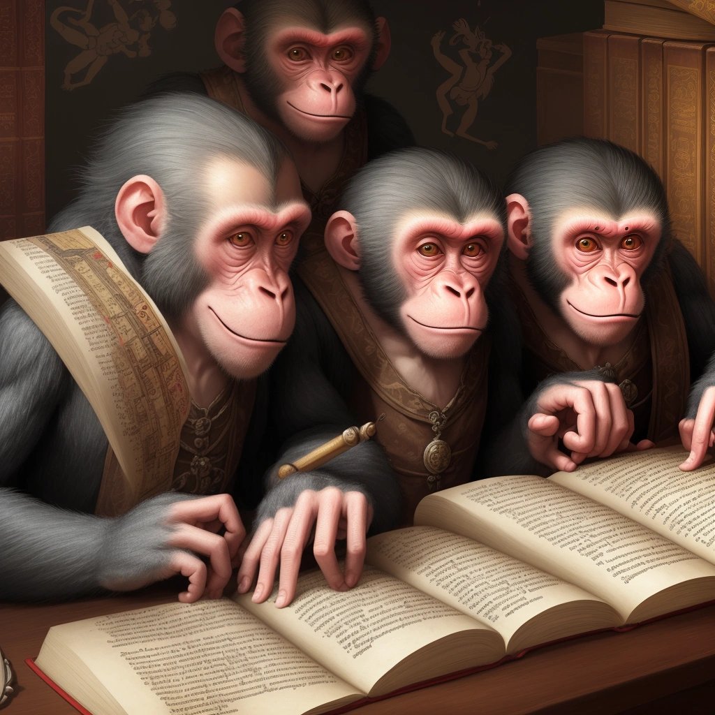 Monkeys writing Shakespeare