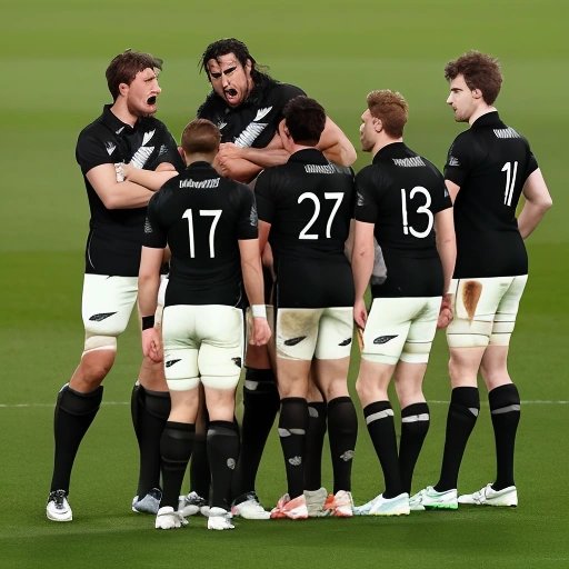 New Zealand players looking frustrated and confused on the field