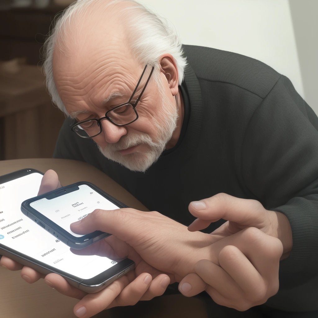 Harold deleting the app