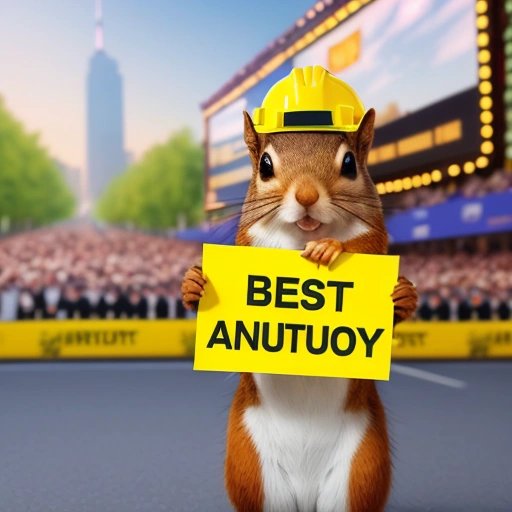 Squirrel promoting squirrel appreciation day