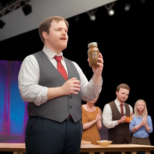 Smoots presenting his invention to an audience
