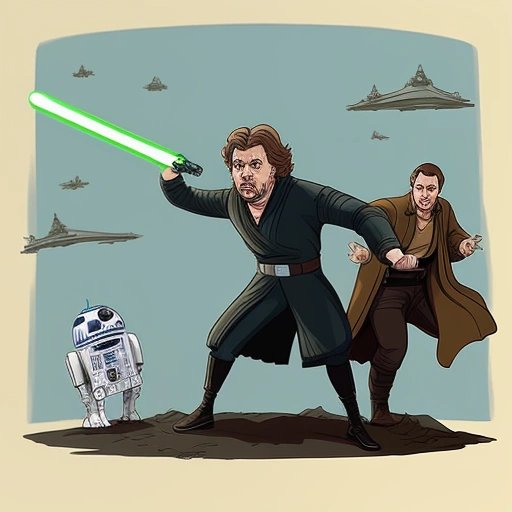 Fan art of Star Wars characters breaking wind