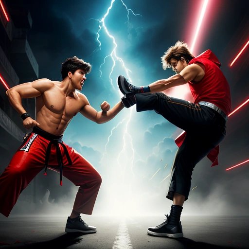 Kung Fury's martial arts techniques