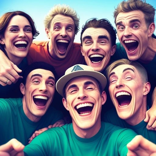 Timmy and his friends after successfully pulling off the prank