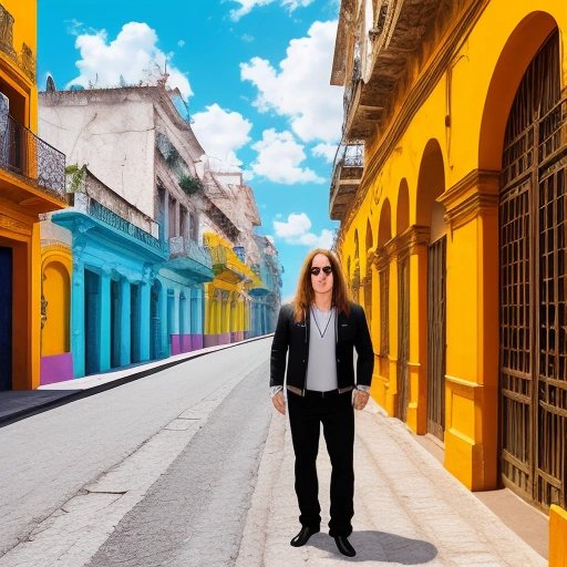 Young Ozzy Osbourne in Havana