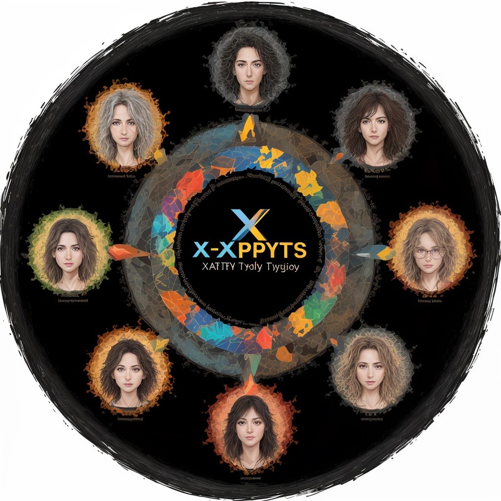 Artistic representation of the XPGY personality type