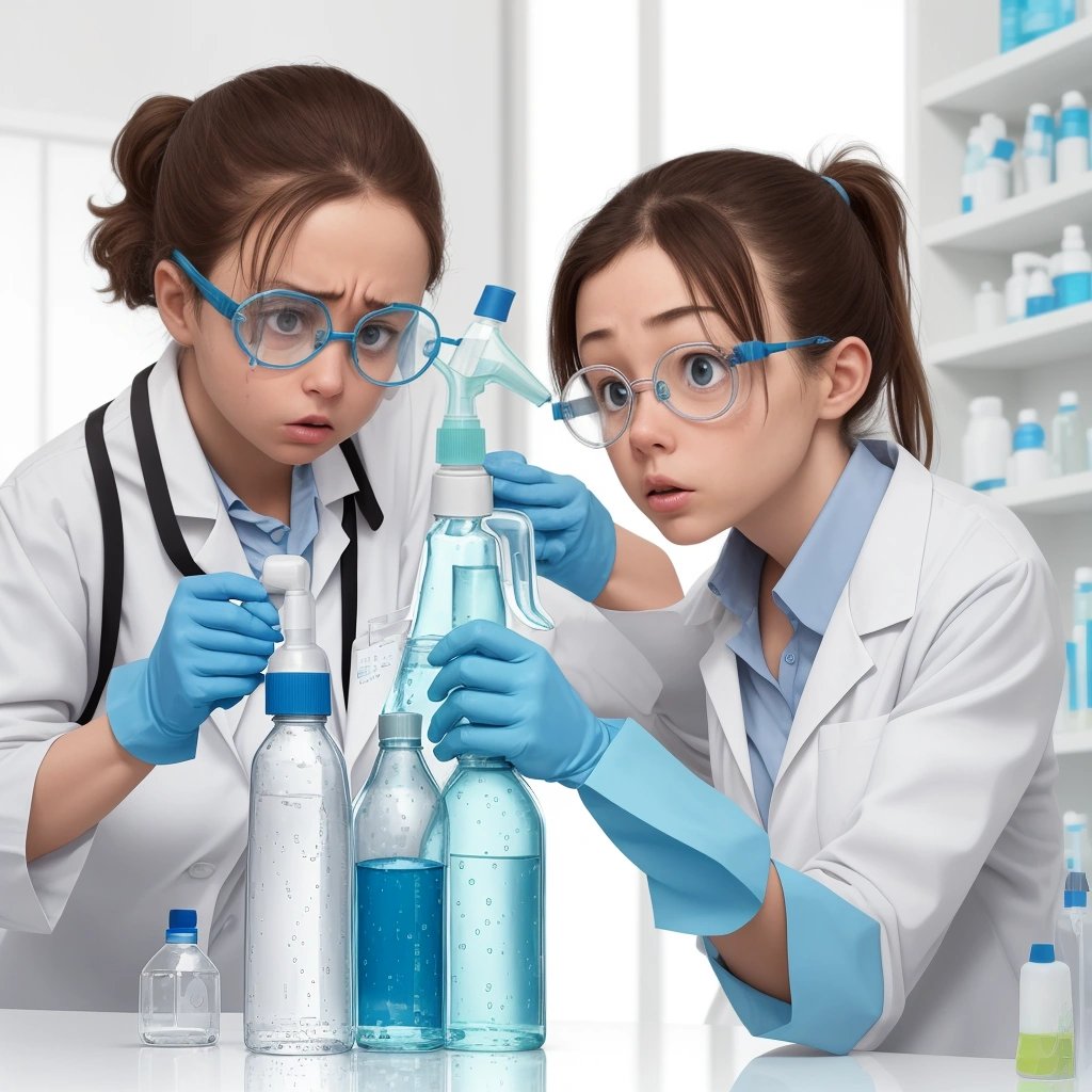 Scientist stunned by cleaning spray