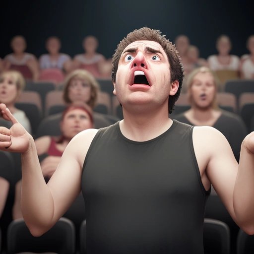 Chester McFunny desperately performing