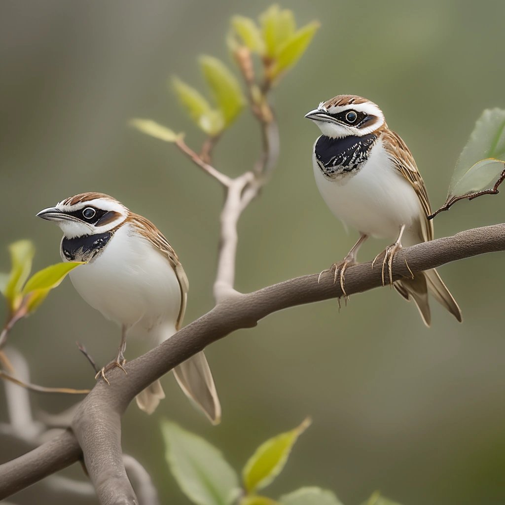 Enhanced Sea Sparrows exploring their new habitat