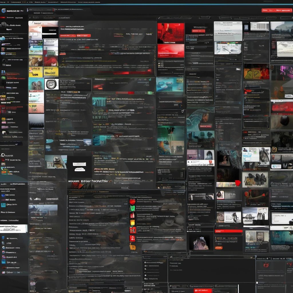 Screenshot of a dark web marketplace