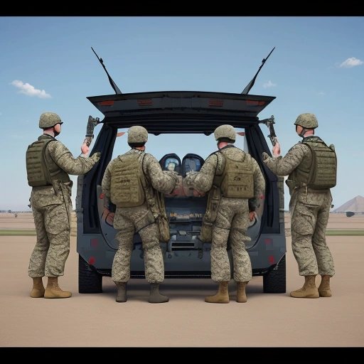 Military personnel and civilians arguing about ejector seats on tanks