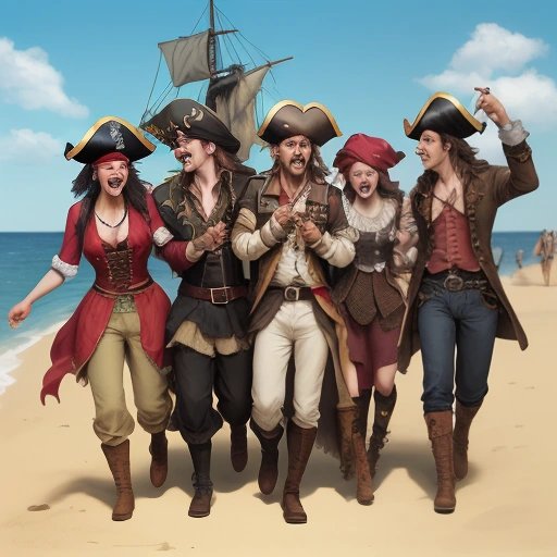 Annoyed group of friends dragged into an impromptu adventure