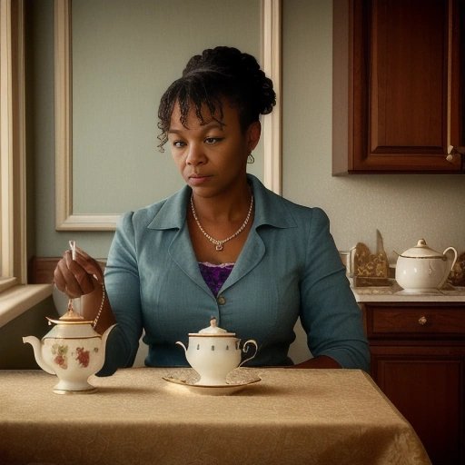 Mrs. Johnson crying and explaining the situation