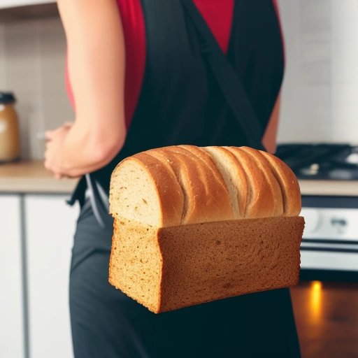 Slice of bread aiming for the toaster