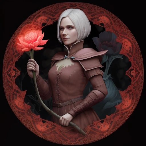 Character romancing a broom