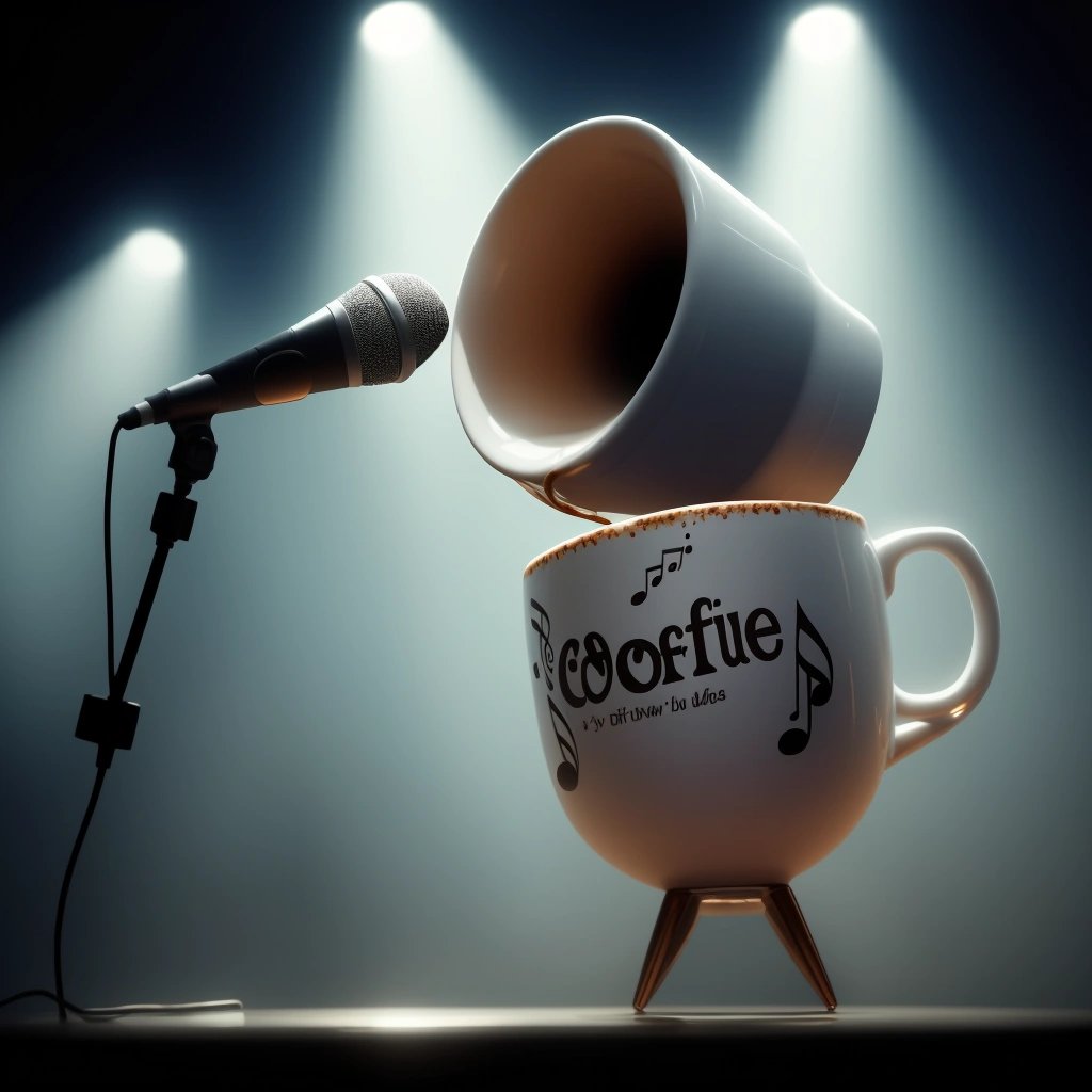 Coffee Mug Singing Soulful Ballads