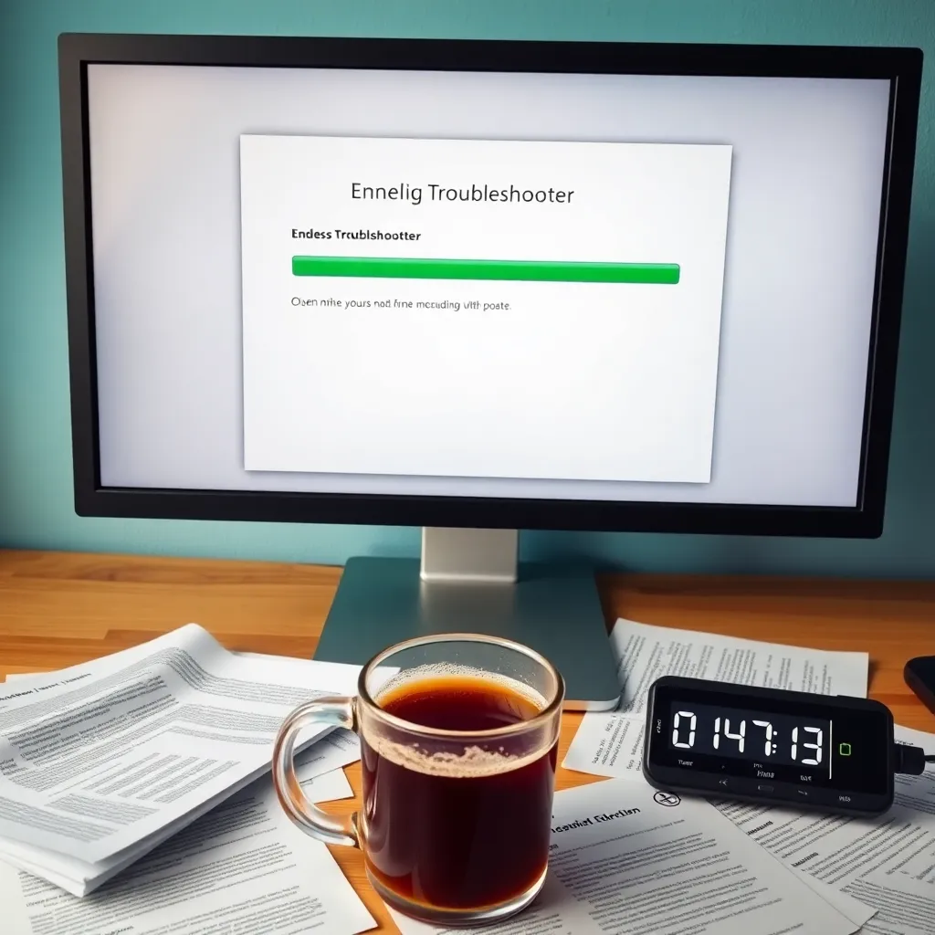 “Run the troubleshooter” as interactive time-wasting