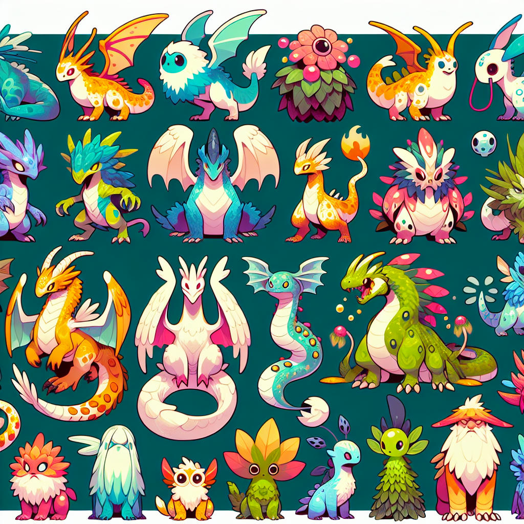 The big reveal of Pokemon creations in the lab.