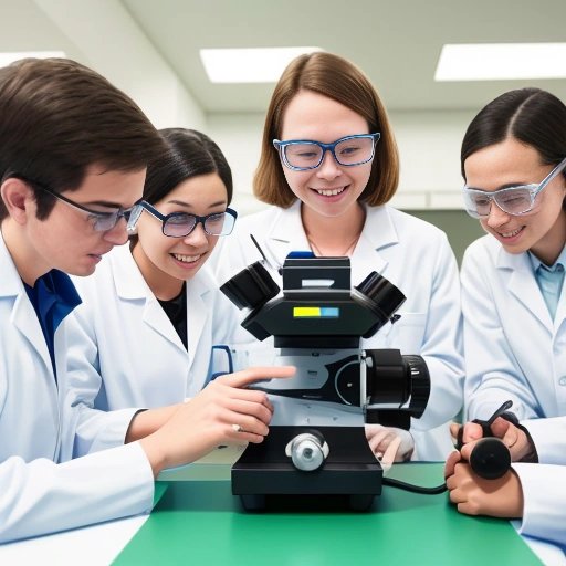 Scientists in lab
