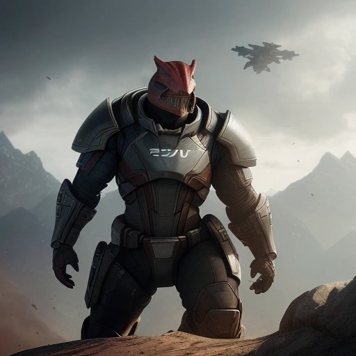 Krogan wielding claymore weapon