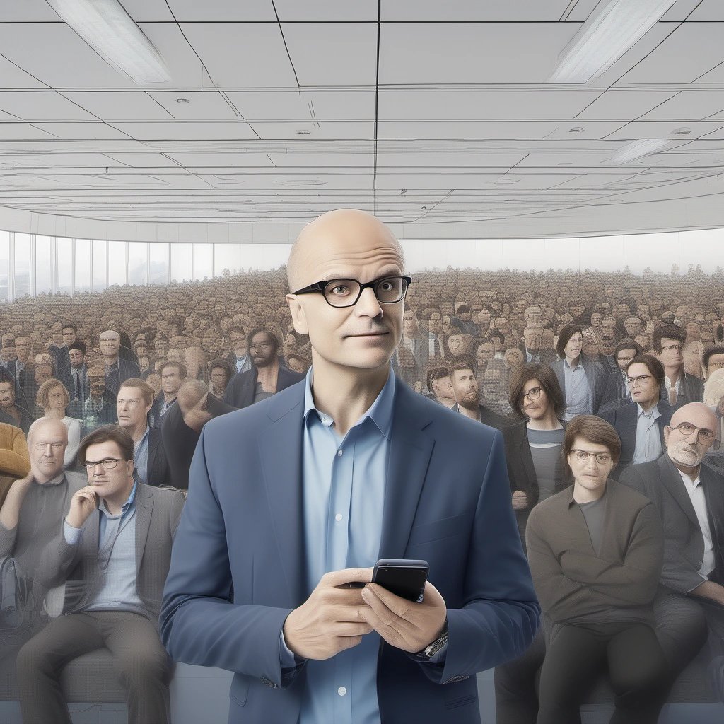Microsoft's CEO speech at a conference