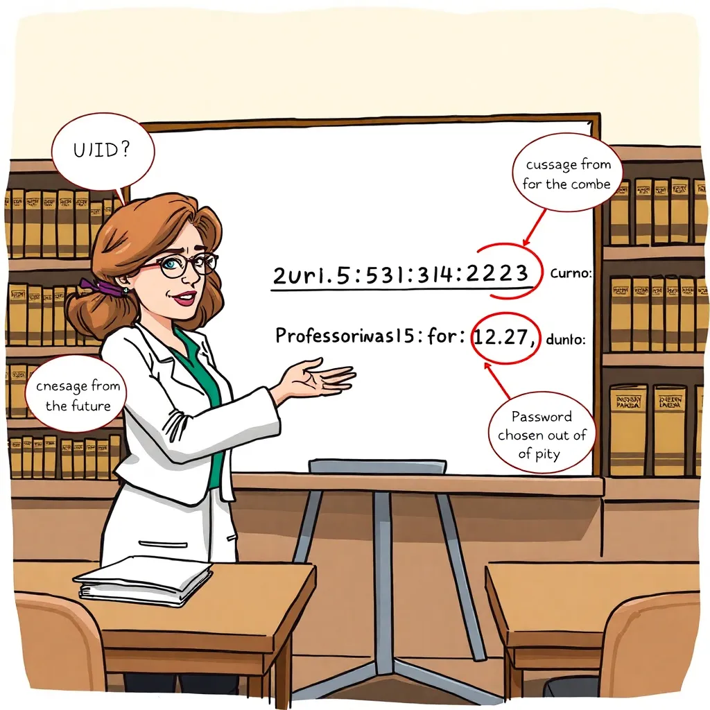 Professor of Applied Worry Explains UUIDs