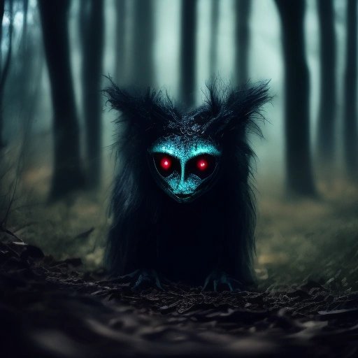 El Chupacabras in the woods