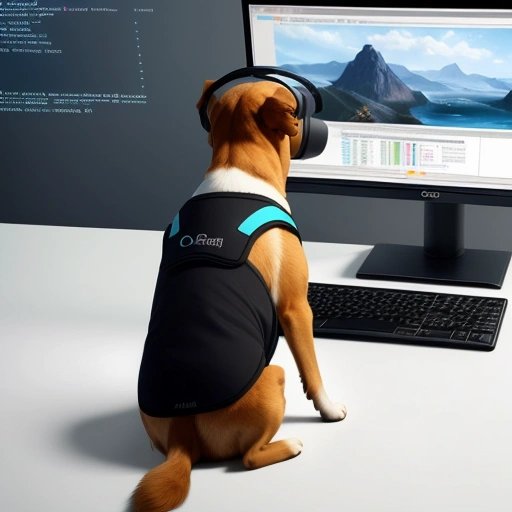 A dog programmer