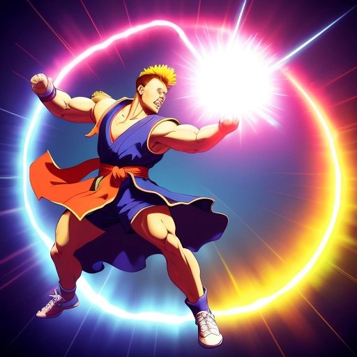 Gary unleashing hadoken
