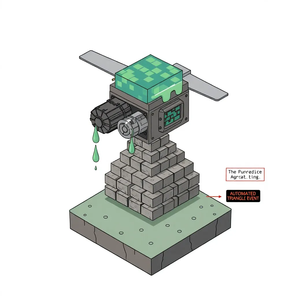 Redstone rumor: the flying pyramid-printing machine