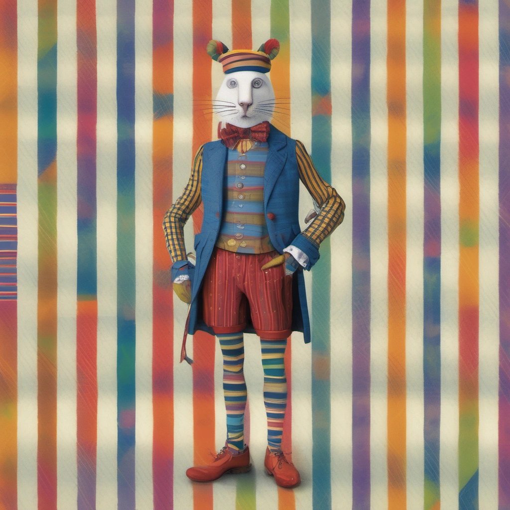 Sir Plaidfoot wearing his favorite socks