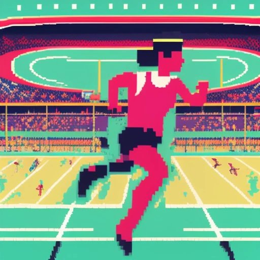 Hyper Sports game screenshot