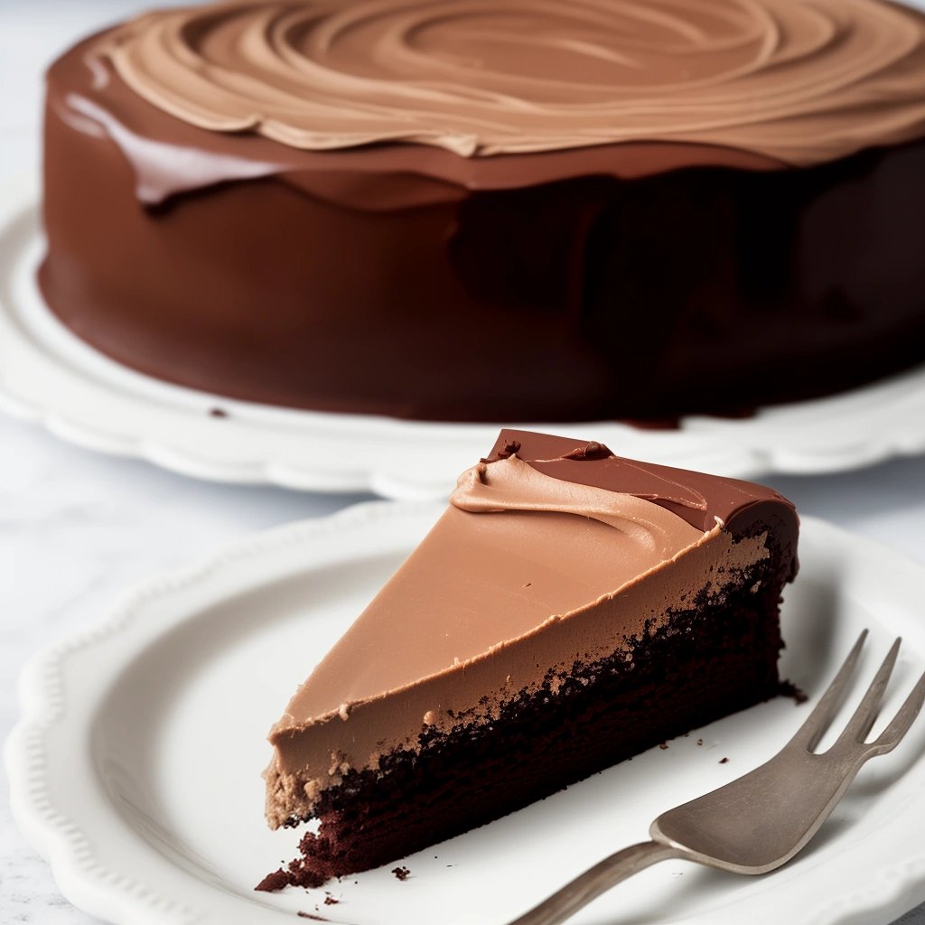 Peanut butter and chocolate cake