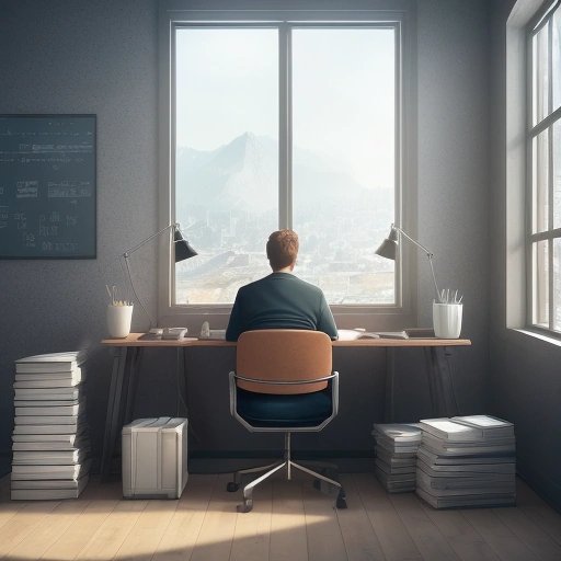 Programmer hard at work