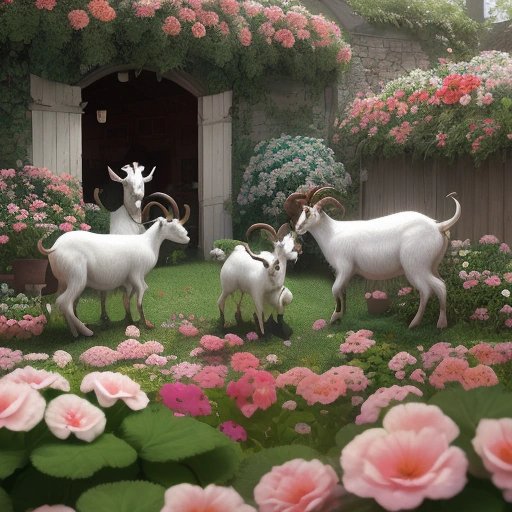 Goats ruining the garden