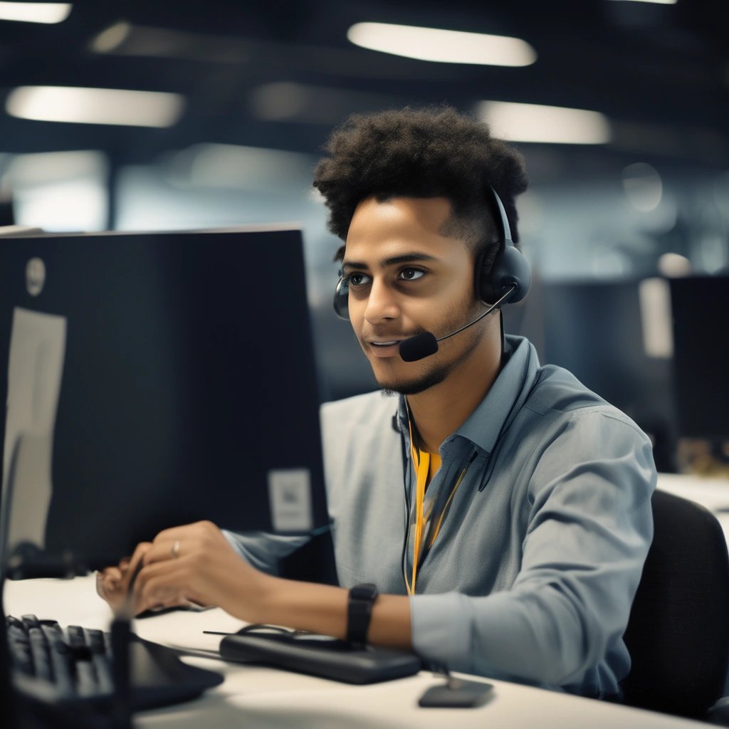 Amazon customer support operator