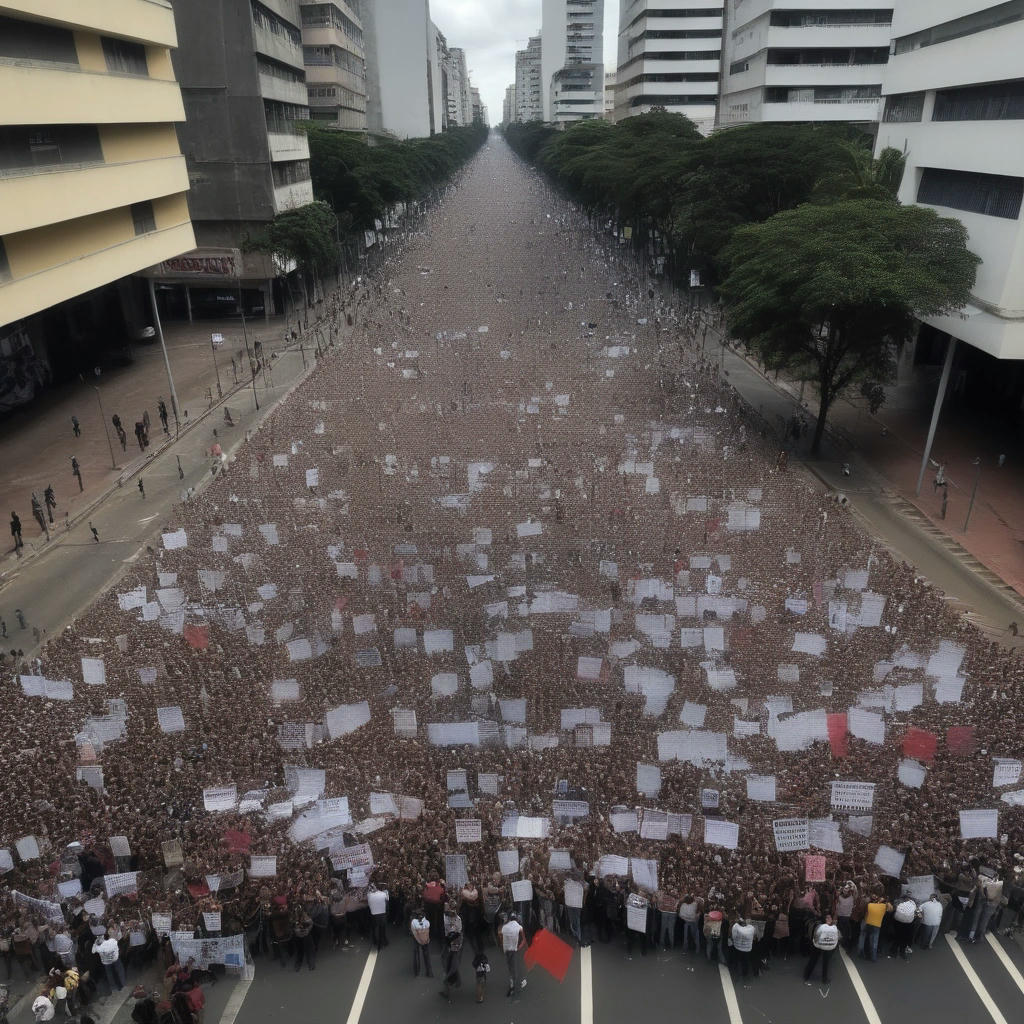 Protesto contra a gestão de Jair Bolsonaro durante a pandemia de COVID-19