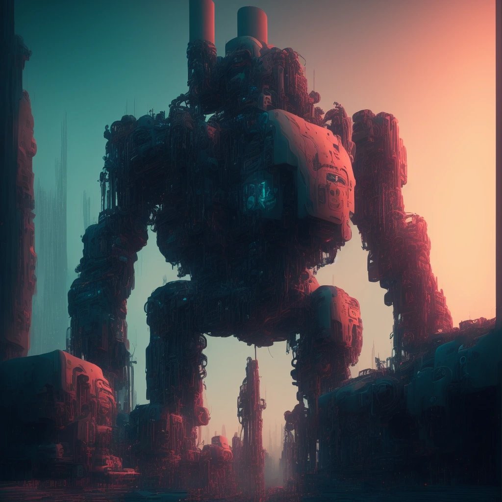 Dystopian AI controlled society