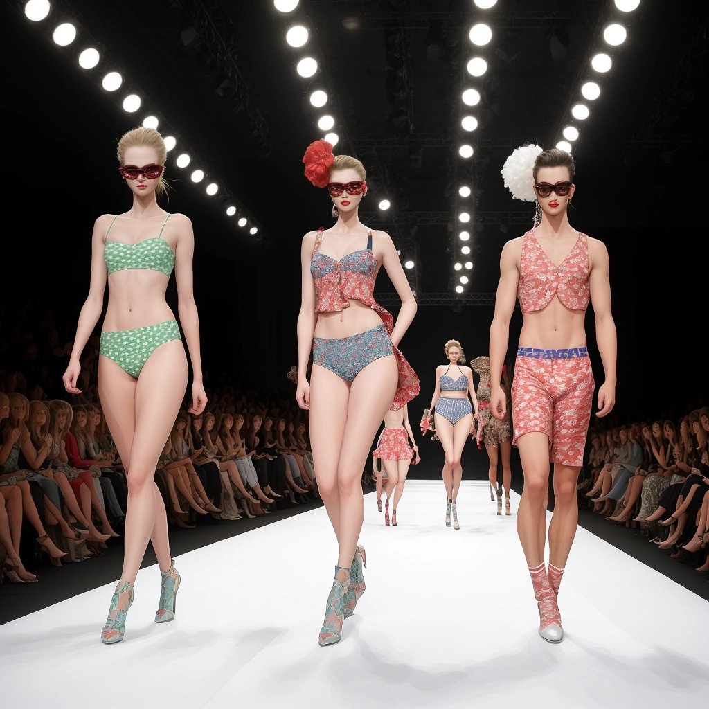 Flagpole-inspired fashion show