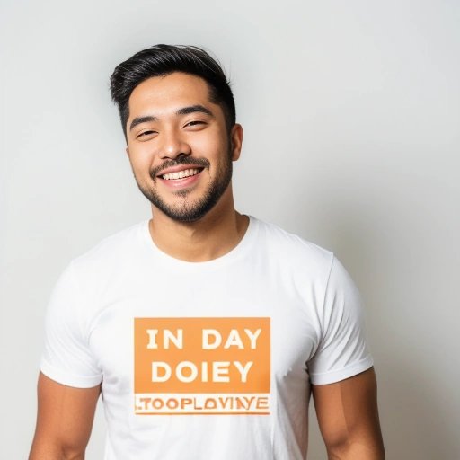 Annoying man with mischievous smile