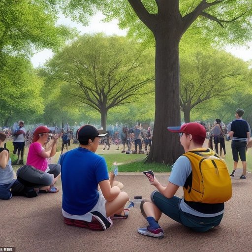 Pokémon enthusiasts laughing together