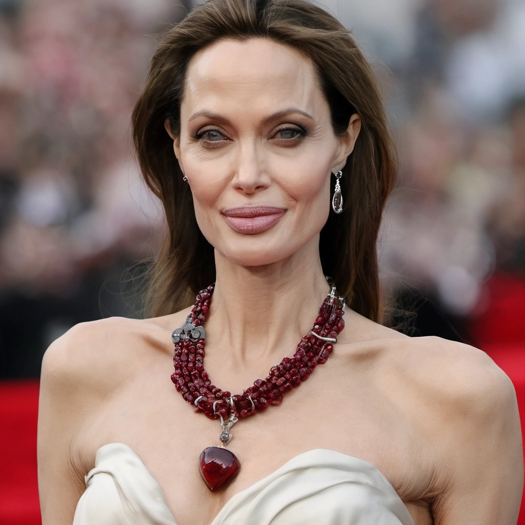 Angelina Jolie's blood necklace