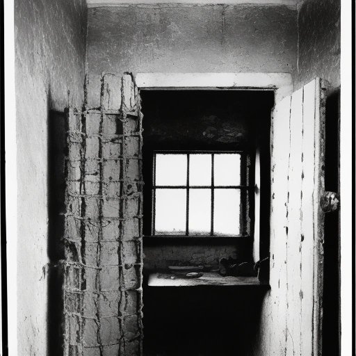 Jail cell with caption about God's forgiveness