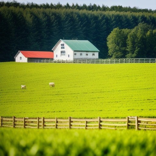 Exaggerated perfect farm